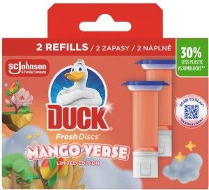 Duck WC blok Fresh Discs Mango Verse, 2x 36 ml