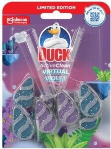 Duck WC závěs Active Clean Duo Violet, 2x 36 g