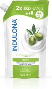 Indulona tekuté mýdlo Oliva náhradní náplň, 500 ml