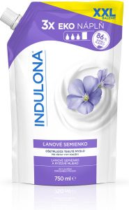 Indulona tekuté mýdlo Lněné semínko náhradní náplň, 750 ml