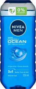 Nivea Men Fresh Ocean 3 v 1 Sprchový gel 250ml