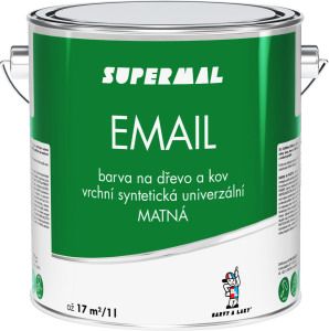 Supermal Email S2013 0100 bílý mat, 2,5 l