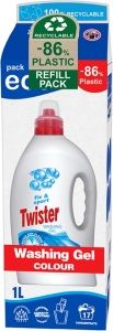 Twister prací gel na barevné 17 dávek, 1 L