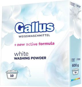 Gallus prací prášek White, 10 dávek, 600g