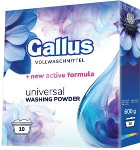 Gallus prací prášek Universal, 10 dávek, 600 g