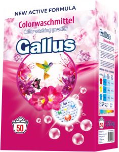 Gallus prací prášek, 50 dávek, color, 3,25 kg