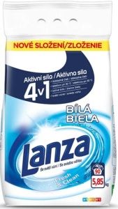 Lanza Fresh & Clean White prací prášek na bílé prádlo 90 dávek 5,85 kg