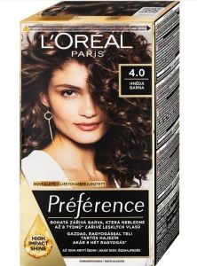 L'Oreál Paris Préférence barva na vlasy 4.0 hnědá