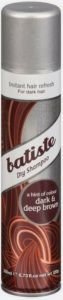 Batiste Dark & Deep Brown suchý šampon na vlasy pro tmavé vlasy 200 ml