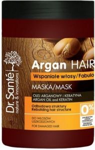 Dr. Santé Arganový olej a keratin krémová maska na poškozené vlasy 1l