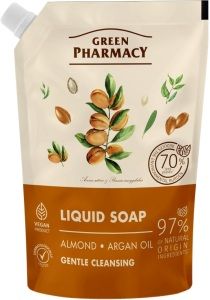 Green Pharmacy Mandle a Arganový olej tekuté mýdlo náhradní náplň 460 ml