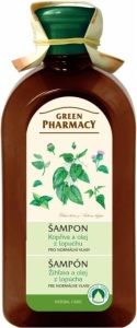 Green Pharmacy šampon pro normální vlasy s kopřivou a lopuchem 350 ml
