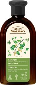 Green Pharmacy šampon proti lupům s břízou a ricinovým olejem 350 ml
