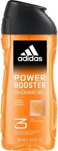 Adidas Power Booster 3v1 sprchový gel na tělo, vlasy a pleť pro muže 250 ml