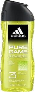 Adidas Pure Game 3v1 sprchový gel na tělo, vlasy a pleť pro muže 250 ml