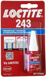 LOCTITE 243, Modrá, blistrová karta, 5ml