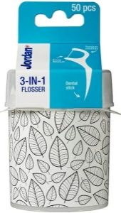 Jordan 3v1 dentální párátka s nití v boxu 50 ks