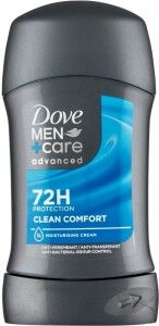 Dove Men+Care Clean Comfort tuhý antiperspirant pro muže 50ml