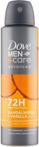 Dove Men+Care Advanced Sandalwood&Vanilla Antiperspirant sprej 150ml