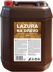 LAZURA NA DŘEVO ořech (kanystr) 10 L