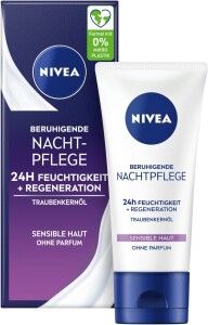 Nivea Essential Zklidňující noční krém pro citlivou pleť 50ml