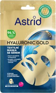 Astrid Hyaluronic Gold textilní maska 1 ks