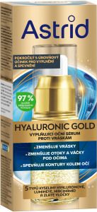 Astrid  Hyaluronic Gold oční sérum, 15 ml