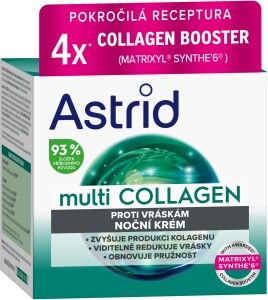 Astrid  MultiCollagen Noční krém proti vráskám 50 ml
