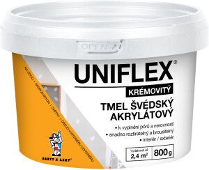 Uniflex akrylátový švédský tmel 800 g
