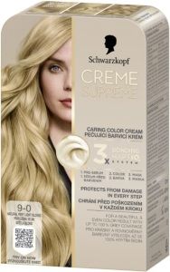 Schwarzkopf Creme Supreme barva na vlasy 9-0 přirozená velmi světlá blond 60 ml