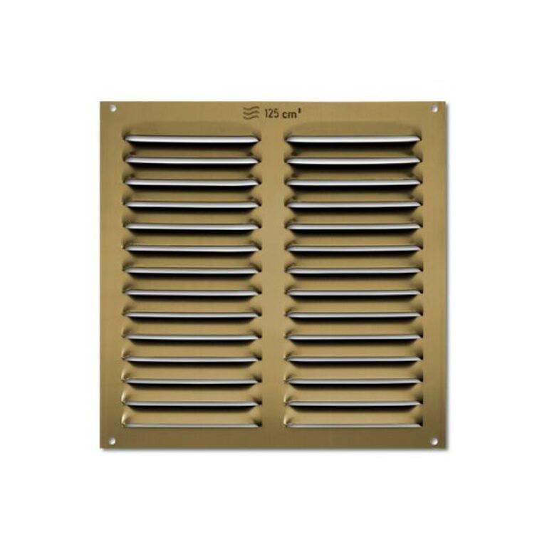 Větrací mřížka hliník. 200x200mm/BRONZ - výprodej                          