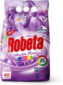 Robeta Mountain Flower prací prášek na barevné prádlo 3 kg, 40 dávek