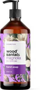 Wood Santal & Magnolia tekuté mýdlo na ruce 1 l, dávkovač