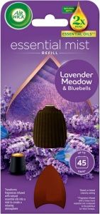 Air Wick Essential Mist Refill Lavender Meadow & Bluebells - Levandulová louka a modré kvítky osvěžovač vzduchu náhradní náplň 20 ml