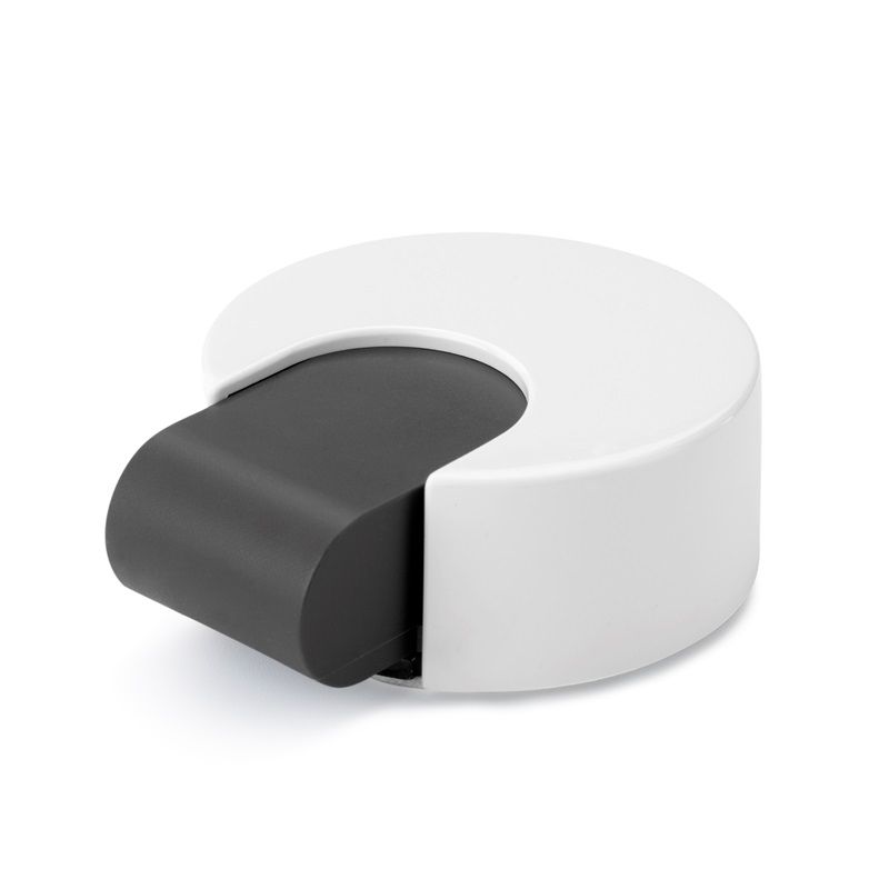 Zarážka dveří s pružinou-bílá                          