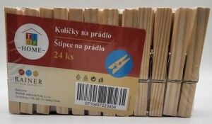 Tidy Home dřevěné kolíčky na prádlo 24 ks