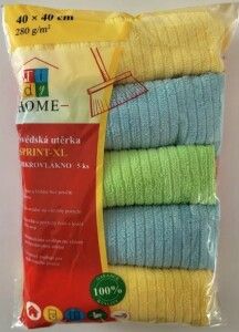 Tidy Home utěrka z mikrovlákna 40 x 40 cm, 5 x 280 g