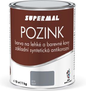 SUPERMAL POZINK ZÁKL.SYNT.B. 0110 ŠEDÝ 0,75 KG