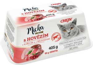 PET CAT KONZERVA MICKA VANIČKA HOVĚZÍ 325 G+80 G GRATIS
