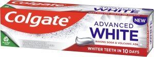 ZUB.PASTA COLGATE ADVANCED WHITE BAKING SODA & VULCANIC ASH 75 ML