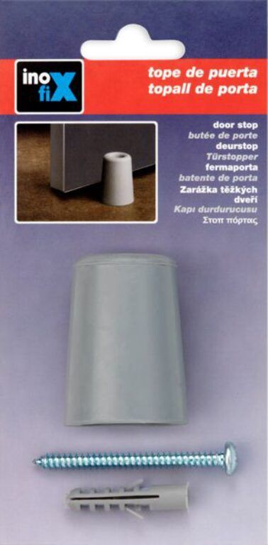 Zarážka dveří na šroub 51xpr.38mm - šedá                          