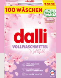 DALLI PRACÍ PRÁŠEK 100 DÁVEK WOHLFÜHL 5 KG
