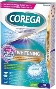 COREGA ČISTICÍ TABLETY 30 KS WHITENING NOVÉ