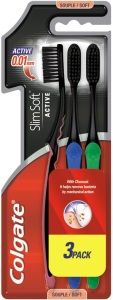 ZUBNÍ KAR.COLGATE SLIM SOFT CHARCOAL 3-PACK
