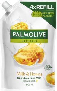 Palmolive Naturals Milk & Honey tekuté mýdlo náhradní náplň 1000 ml