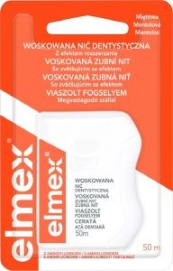 Elmex voskovaná zubní nit s mentolem 50 m