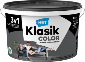 KLASIK COLOR 0187 ŠEDÝ ANTRACITOVÝ 4 KG