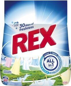 REX XS PRÁŠEK 20 DÁVEK AMAZONIA FRESHNESS - N