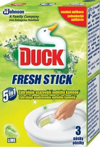 Duck WC pásky Fresh Stick Limetka, 3 ks