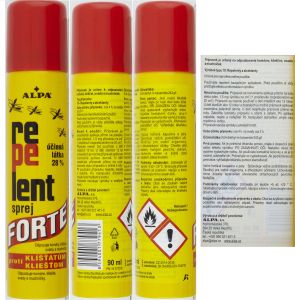 Obrázek 1. produktu Alpa Forte repelent, 90 ml